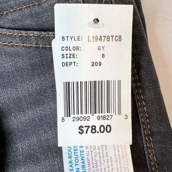 Wit & Wisdom Grey Premium Authentic High Rise Jegging - Picture 10 of 14